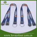 Neues Produkt Polyester benutzerdefinierte gewebte Hals Lanyards Strap für Schlüssel